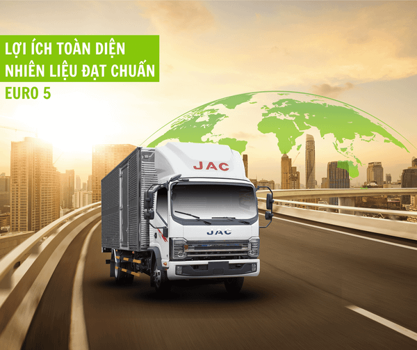 JAC EURO 5 – TIÊU CHUẨN CÔNG NGHỆ ĐỊNH HÌNH TƯƠNG LAI NGÀNH VẬN TẢI