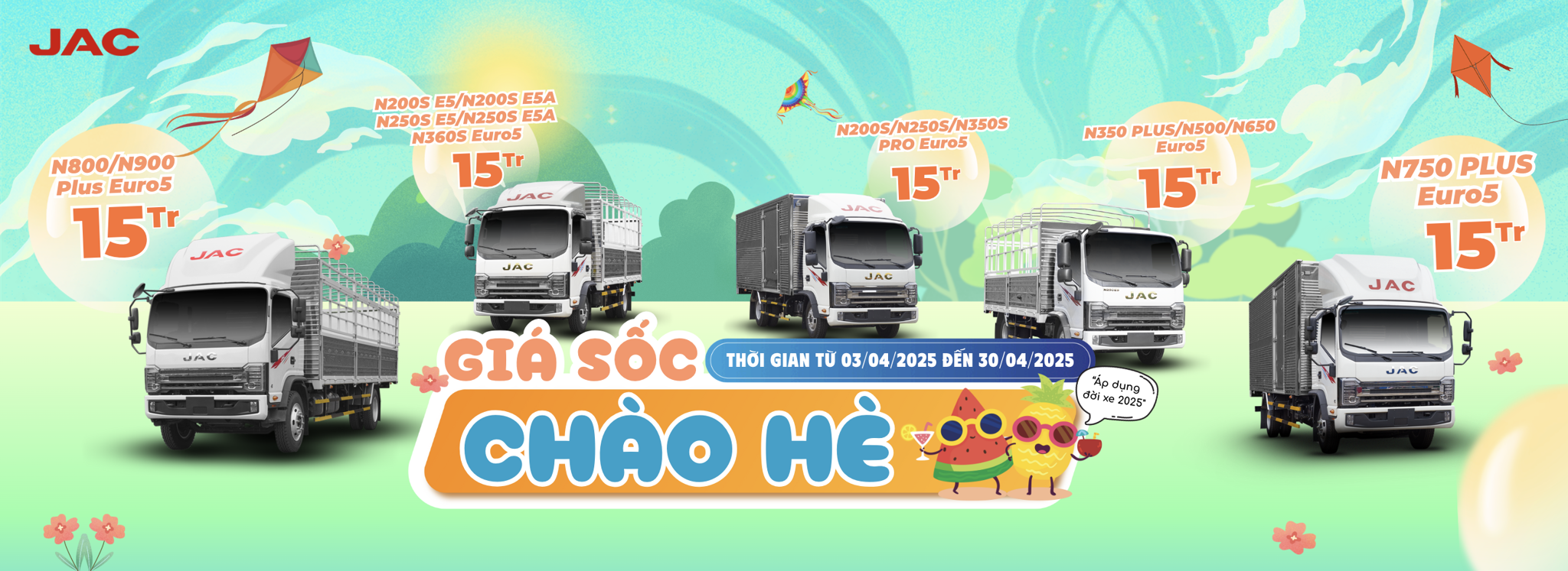 Khuyen mai JAC Thang 4 năm 2025 JAC Việt Nam