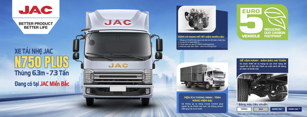 Xe tải JAC N750 Plus