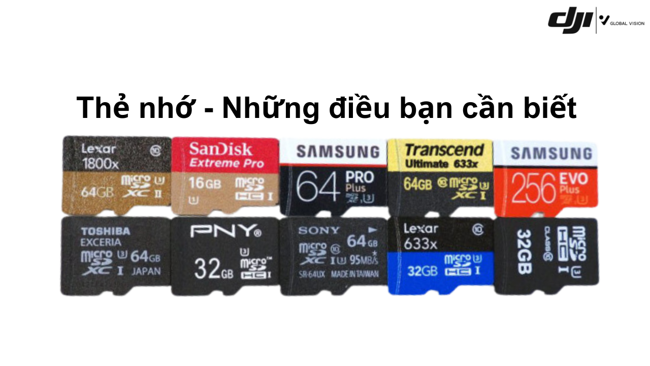 Thẻ nhớ - Những điều bạn cần biết