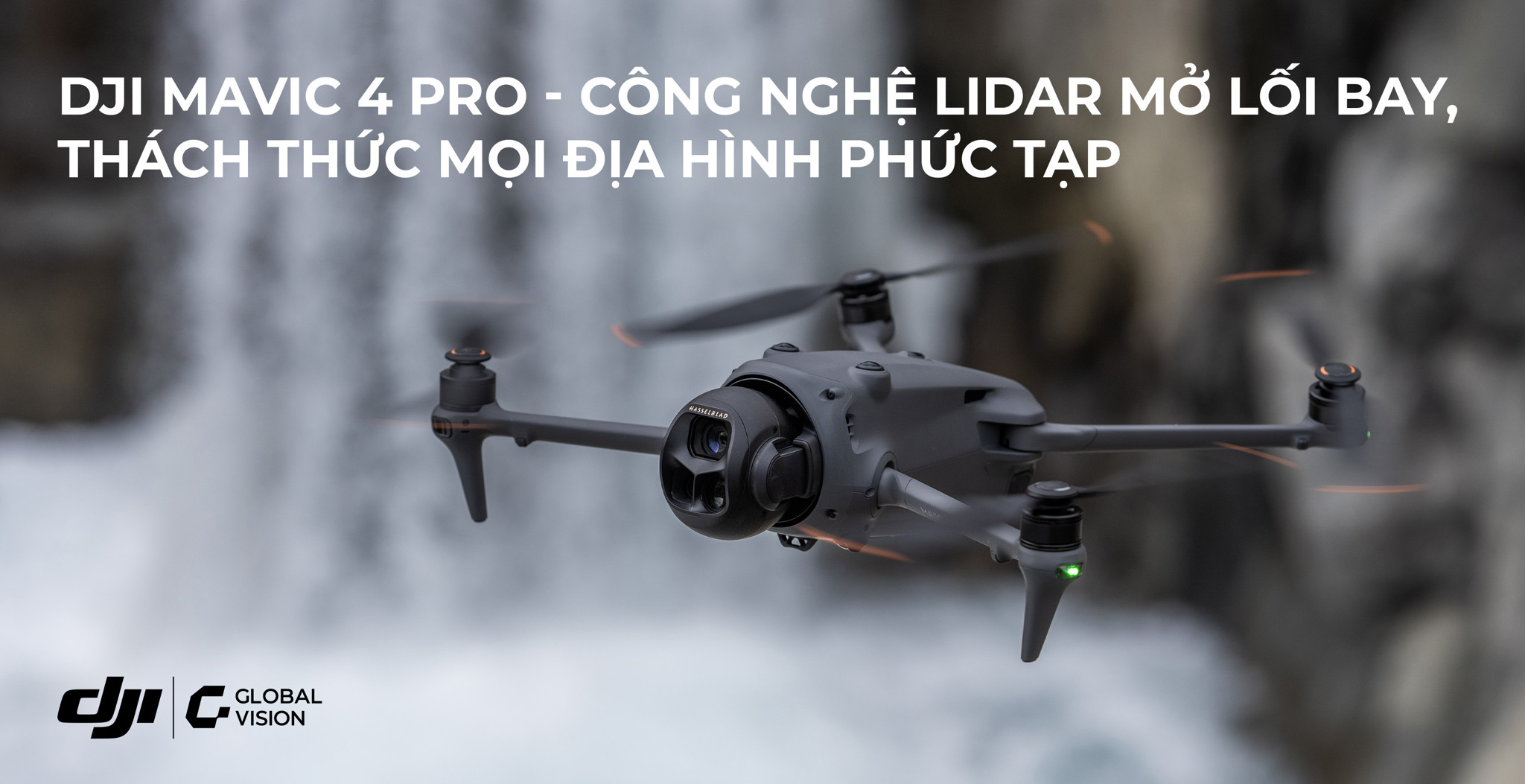 DJI Mavic 4 Pro – Công nghệ LiDAR mở lối bay, thách thức mọi địa hình phức tạp