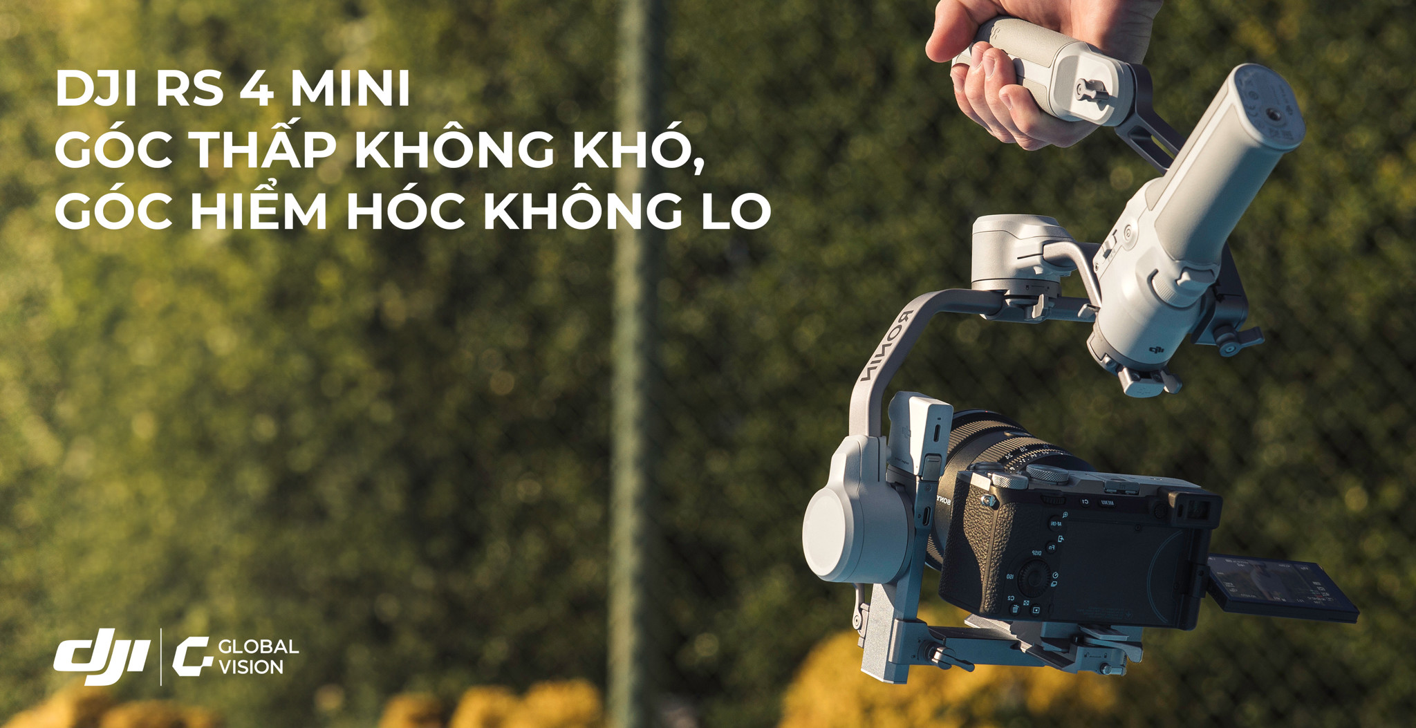 DJI RS4 Mini – Góc thấp không khó, góc hiểm hóc không lo