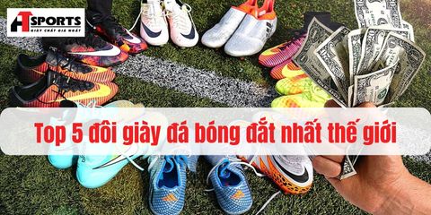 Top 5 đôi giày đá bóng đắt nhất thế giới