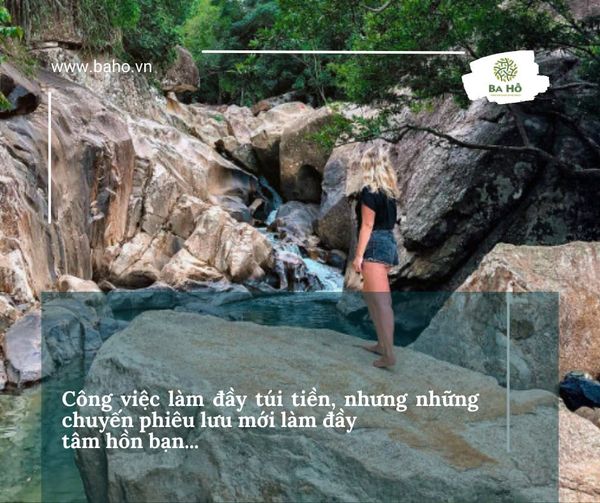 làm mới tâm hồn tại khu du lịch sinh thái Ba Hồ