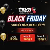 Hưởng Ứng Black Friday – Bùng Nổ Ưu Đãi Tháng 11 Cùng Takamono!
