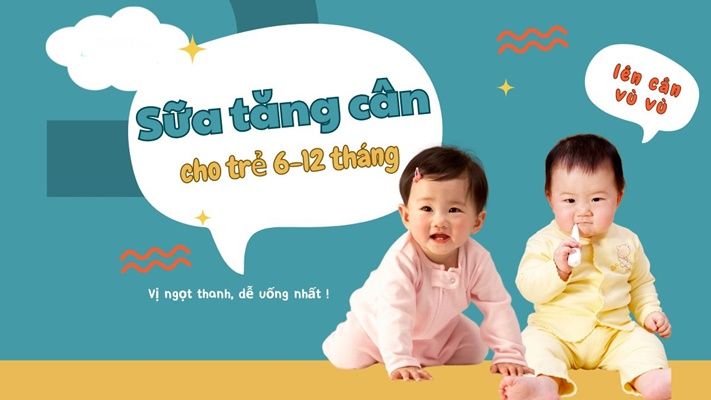 Sữa Tăng Cân Cho Bé 6 – 12 Tháng Tuổi: Top Lựa Chọn Hiệu Quả