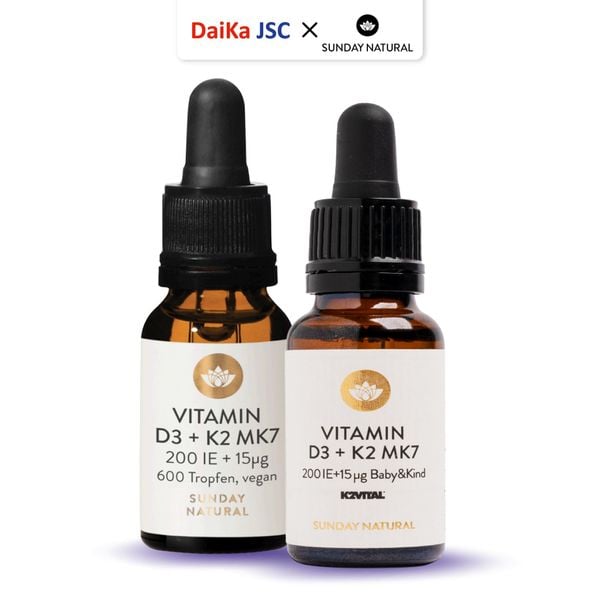 TAKMONO trở thành nhà phân phối chính hãng Vitamin D3 K2 MK7 Sunday Natural - Sản Phẩm Cao Cấp Dành Riêng Cho Bé.