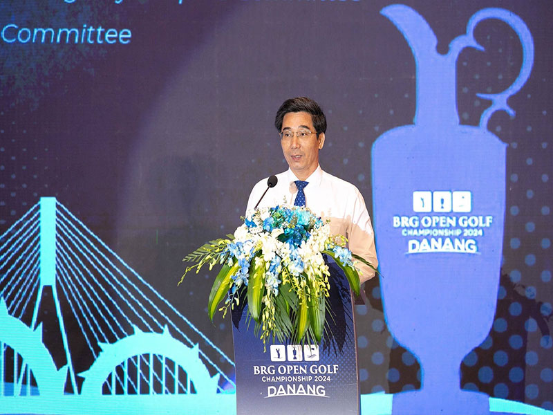 BRg Open Golf Danang 2024 lãnh đạo thành phố Đà Nẵng phát biểu