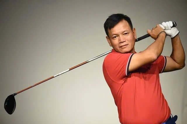 Golfer Đinh Hồng Phong