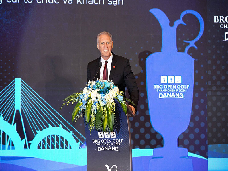 BRG Open Golf Danang 2024 lãnh đạo tập đoàn BRG phát biểu