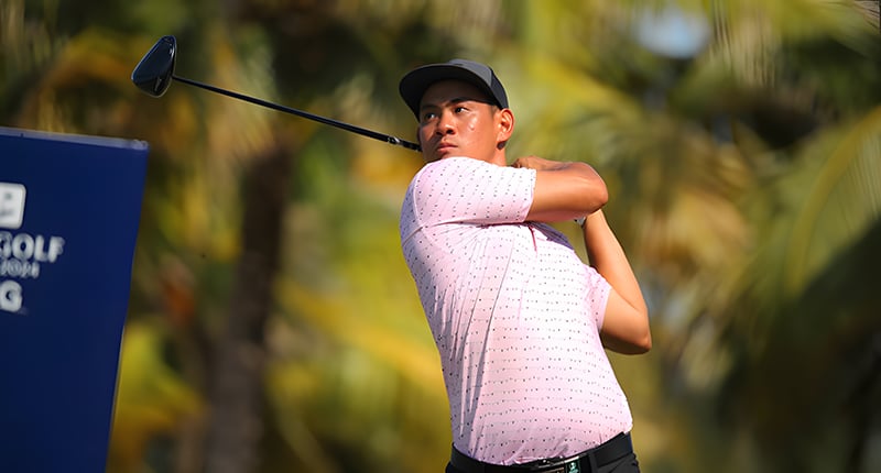 Golfer Trương Chí Quân