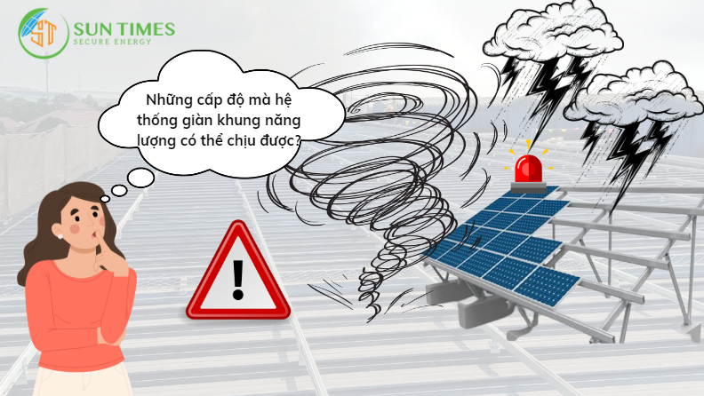 Hệ thống giàn khung có thể chống bão được cấp bao nhiêu?