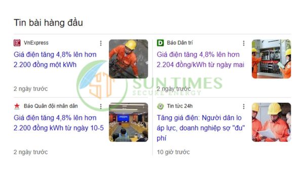 Giá điện tăng 4,8% - Đây là thời điểm vàng để lắp đặt hệ thống năng lượng mặt trời