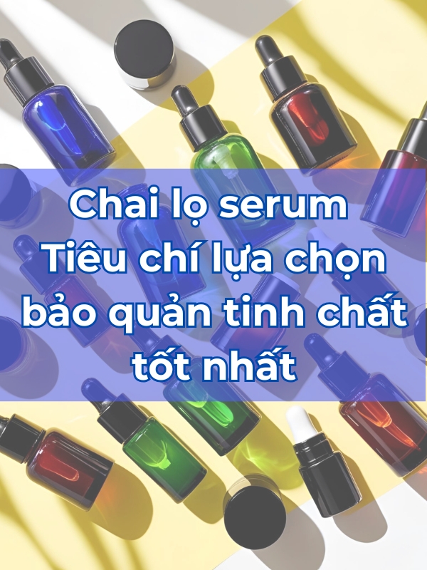 Bí Quyết Chọn Chai Lọ Serum Hoàn Hảo