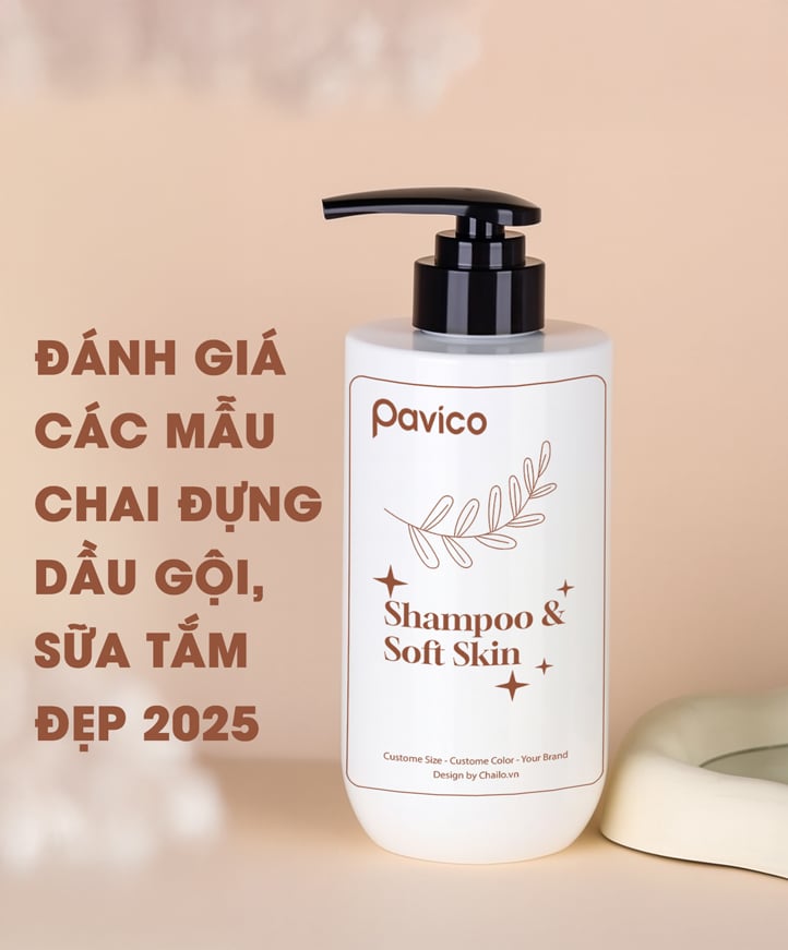 Đánh giá các mẫu chai đựng dầu gội, sữa tắm hàng đầu hiện nay