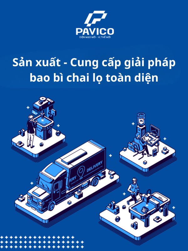 Pavico sản xuất và cung cấp chai lọ nhựa chất lượng cao với giá tốt