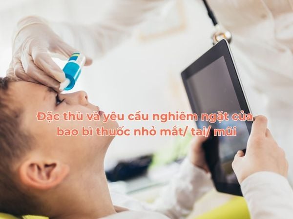Giải pháp chai lọ nhỏ giọt vô trùng cho thuốc mắt, thuốc tai: An toàn tuyệt đối