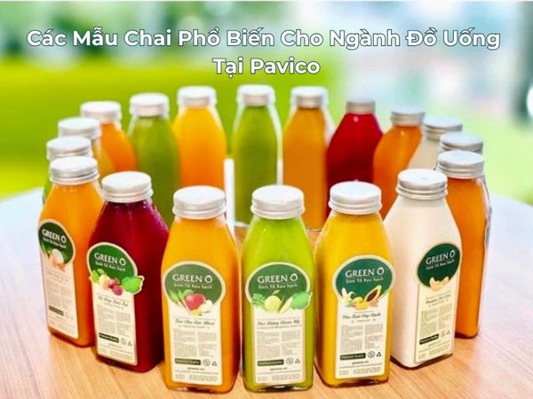 Nói Không Với Rò Rỉ: Giải Pháp Chai Nhựa Đựng Nước Ép, Trà Sữa Từ Pavico