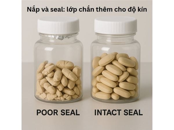 Bảo vệ thuốc viên khỏi độ ẩm: Yêu cầu về độ kín của hũ nhựa