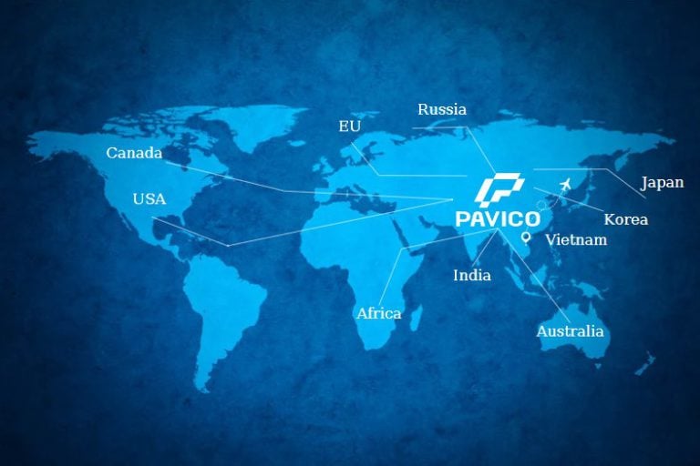 thị trường phân phối của Pavico