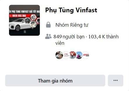 Group Phụ Tùng Vinfast