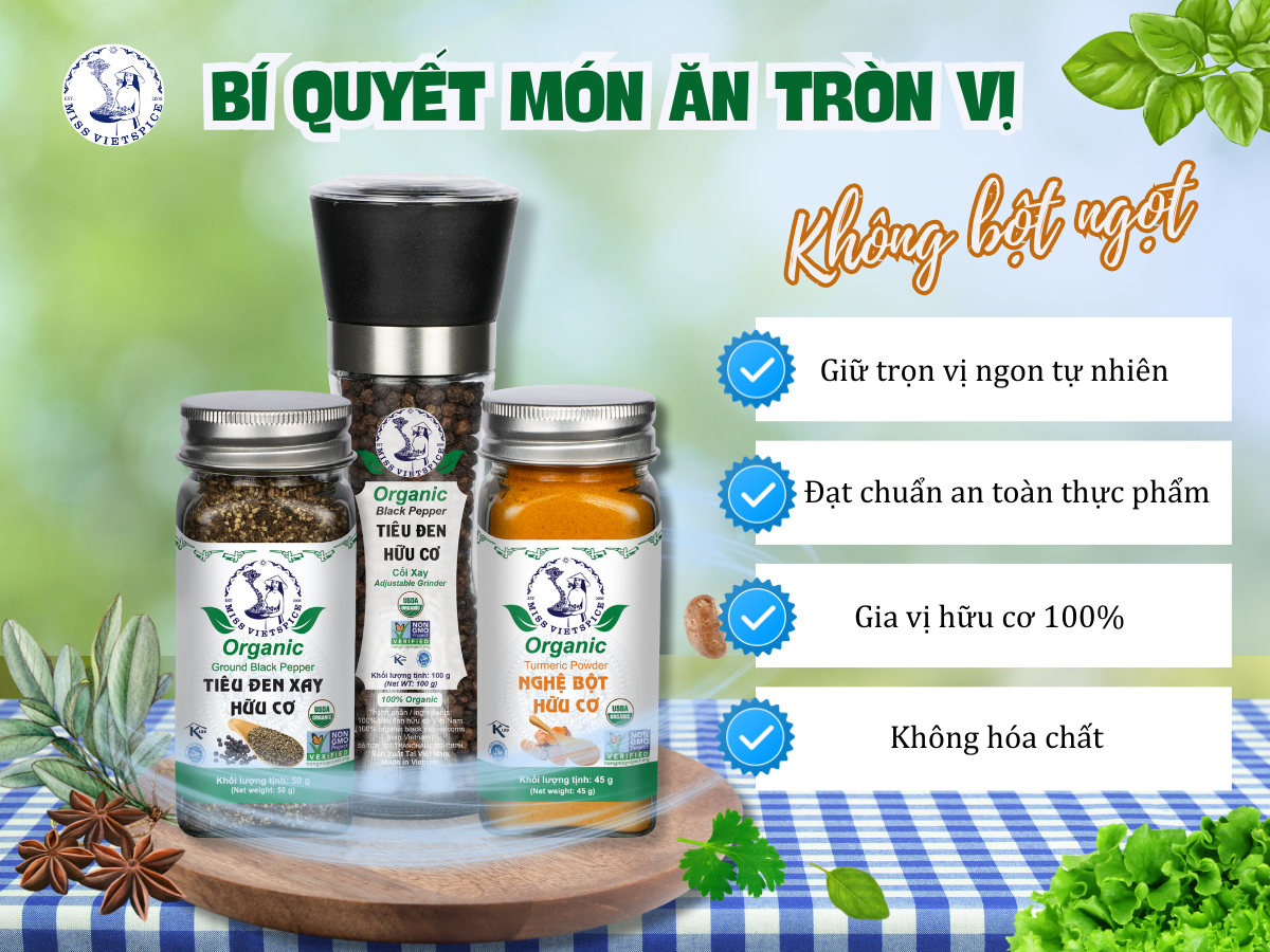 BÍ QUYẾT GIÚP MÓN ĂN TRÒN VỊ MÀ KHÔNG CẦN BỘT NGỌT