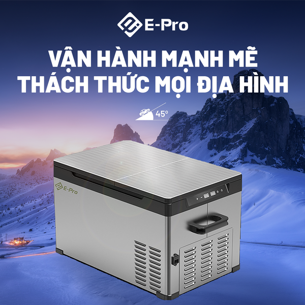 TỦ LẠNH DI ĐỘNG, THÁCH THỨC MỌI ĐỊA HÌNH