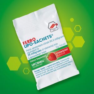 Ferro Lipo-Sachets® Hương Dâu 30 Gói x 5g