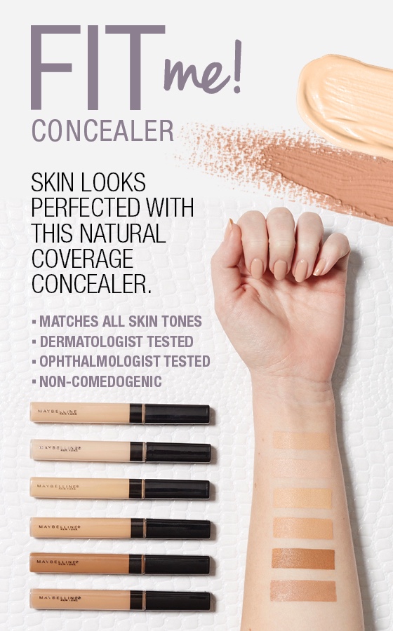 Kem che khuyết điểm Maybelline Fit Me Natural Coverage - Nâu rám nắng
