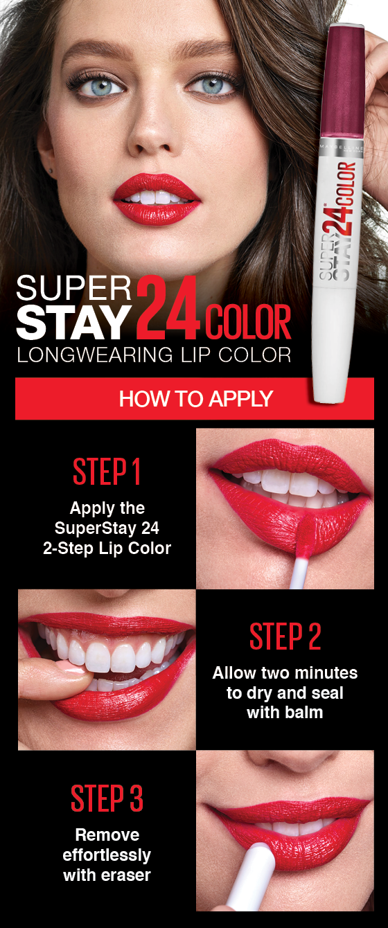 Son kem lì Maybelline Superstay 24 2 bước lâu trôi - Blush On 105