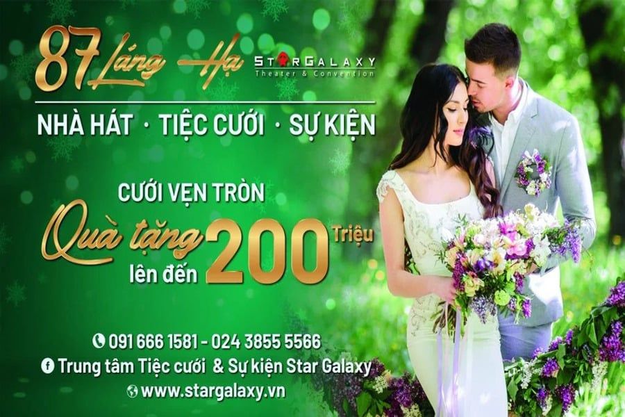 ƯU ĐÃI TIỆC CƯỚI 2022 TẠI STAR GALAXY LÊN ĐẾN 200 TRIỆU