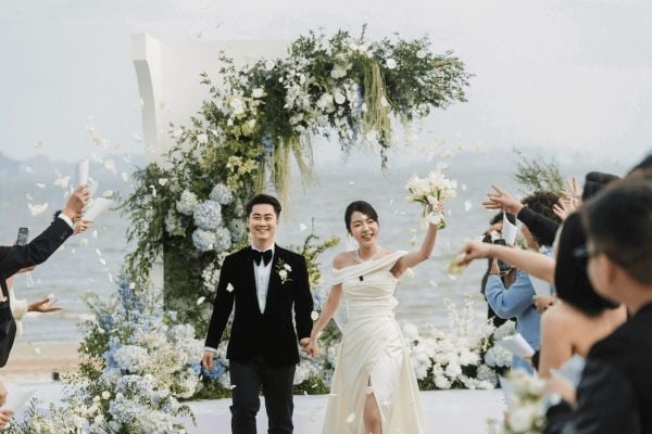 lễ cưới ngoài trời trong phong tục cưới hỏi truyền thống