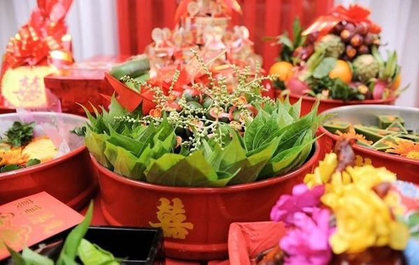 Ý nghĩa các tráp trong lễ dạm ngõ