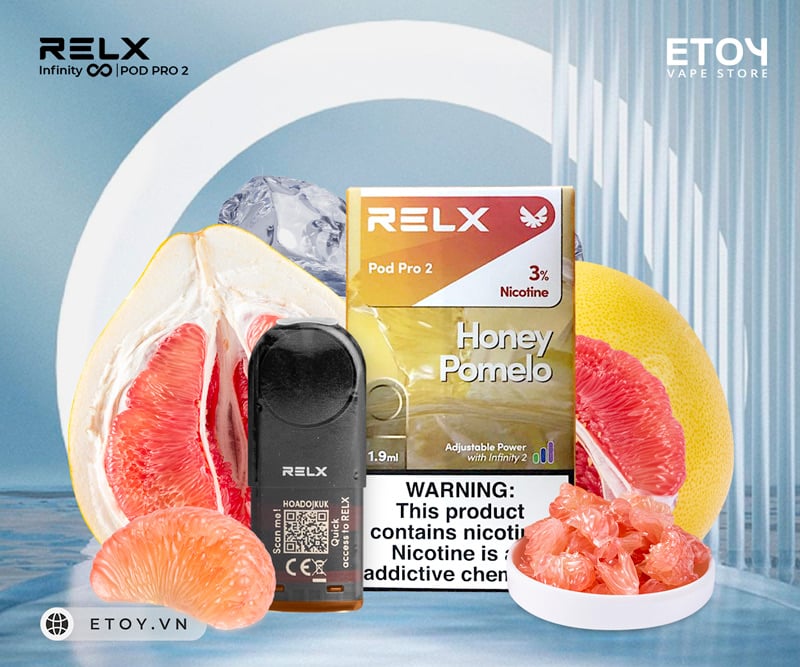 Pod Dầu RELX Pod Pro 2 Honey Pomelo Chính Hãng