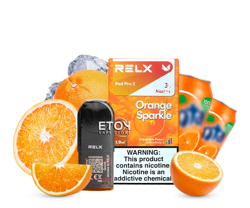 Pod Dầu RELX Pod Pro 2 Orange Sparkle Chính Hãng