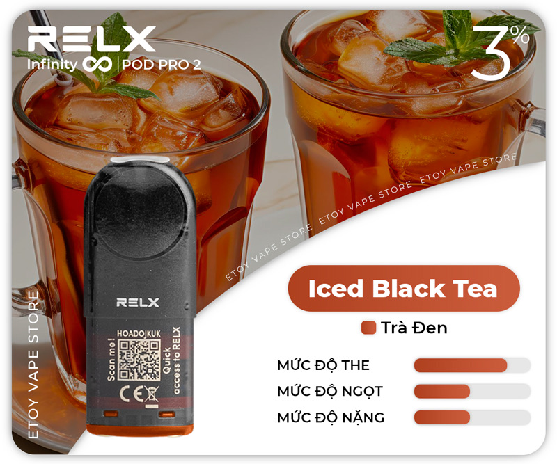 Pod Dầu RELX Pod Pro 2 Iced Black Tea Chính Hãng