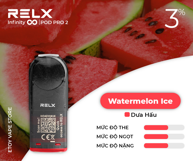 Pod Dầu RELX Pod Pro 2 Watermelon Ice Chính Hãng