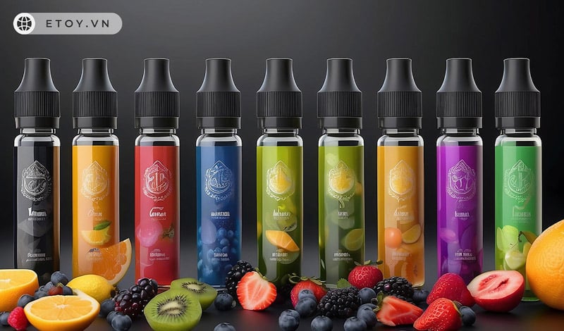 Điểm nổi bật của tinh dầu vape là sự đa dạng về hương vị