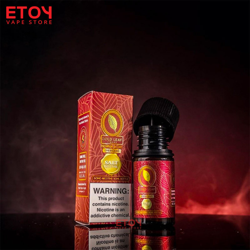 Tinh dầu vape Gold Leaf Emericano vị xì gà mix cà phê