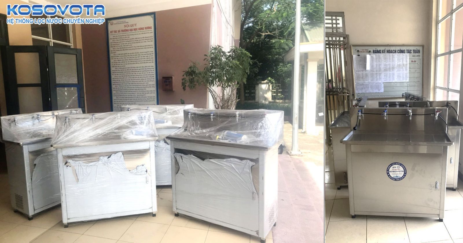 Dự án máy lọc nước uống cho Trường học