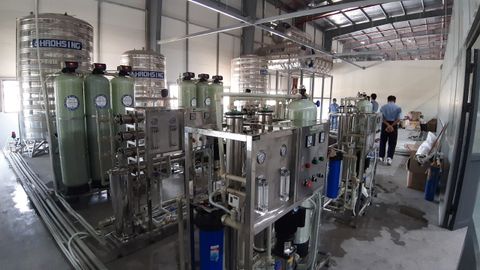 Dự án lắp đặt Hệ thống lọc RO 2 cấp 1000L cho công ty Nước ngoài ở Hải Dương