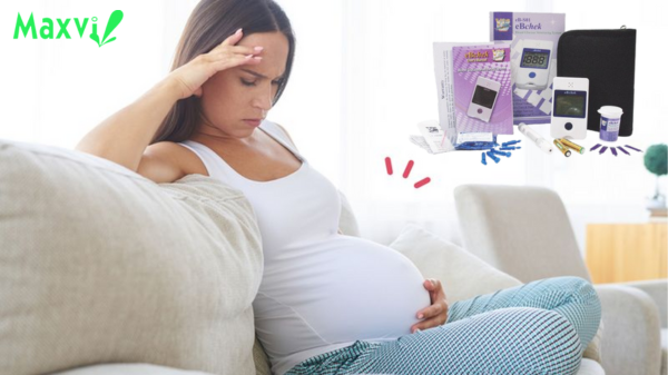 Hướng dẫn mẹ bầu cách thử tiểu đường thai kỳ tại nhà bằng máy kiểm tra đường huyết