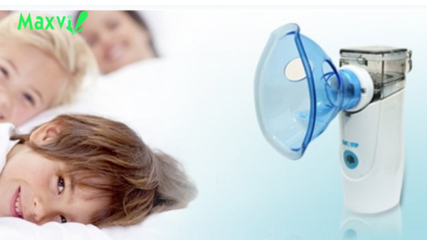 Thời gian dùng máy thở khí dung con hết viêm phế quản, mẹ hết viêm xoang