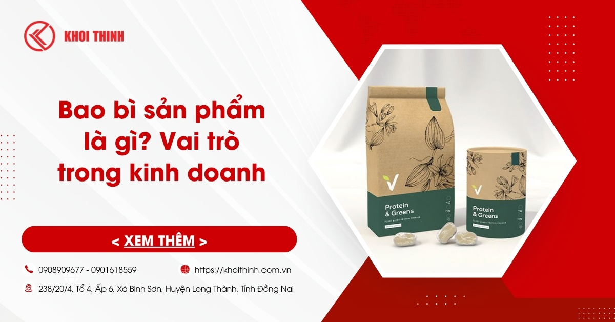 Bao bì sản phẩm là gì? Vai trò trong kinh doanh hiện đại