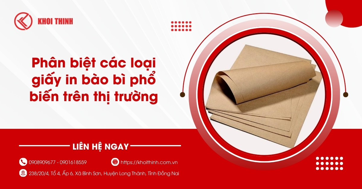 Phân biệt các loại giấy in bào bì phổ biến trên thị trường