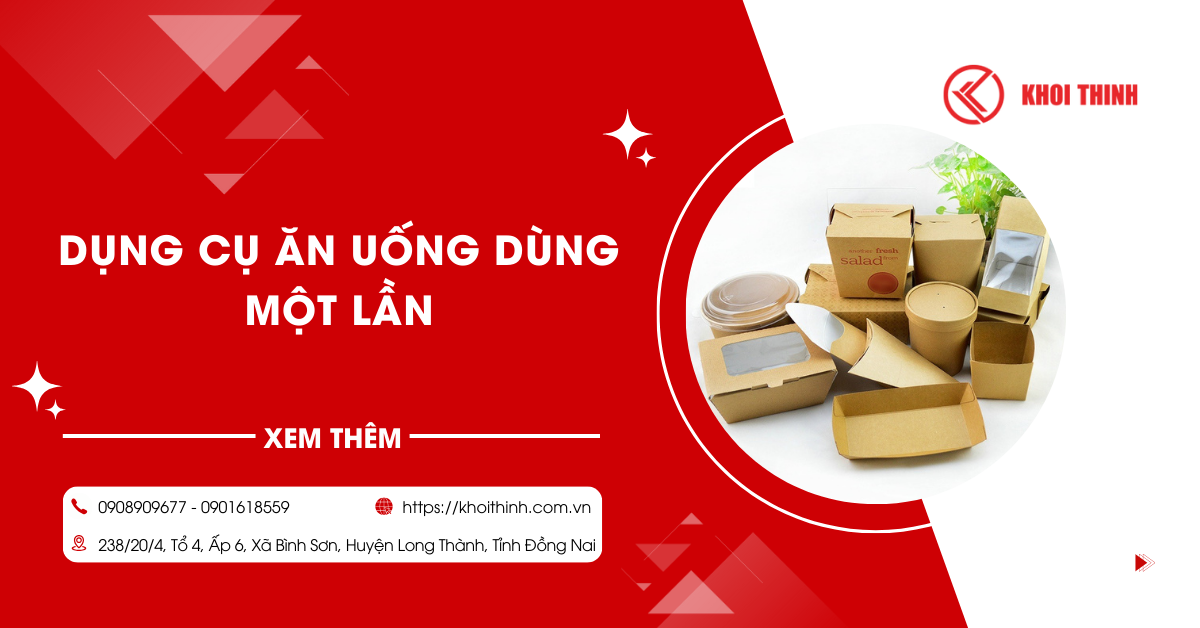 Tiêu chí lựa chọn dụng cụ ăn uống dùng một lần an toàn