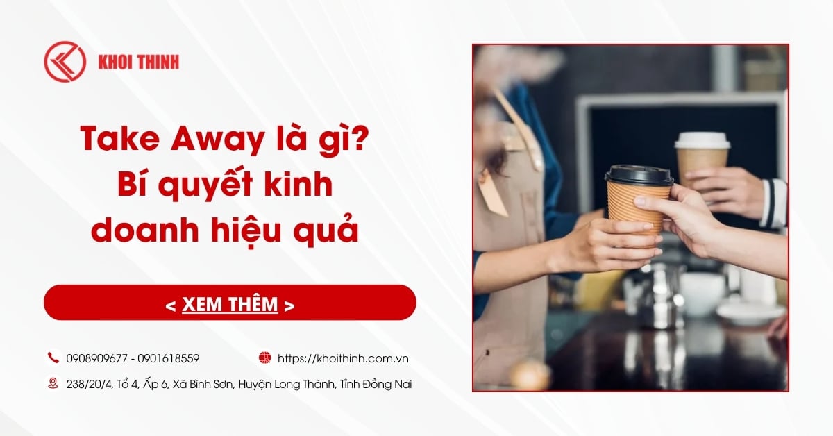 Take Away là gì? Bí quyết kinh doanh hiệu quả