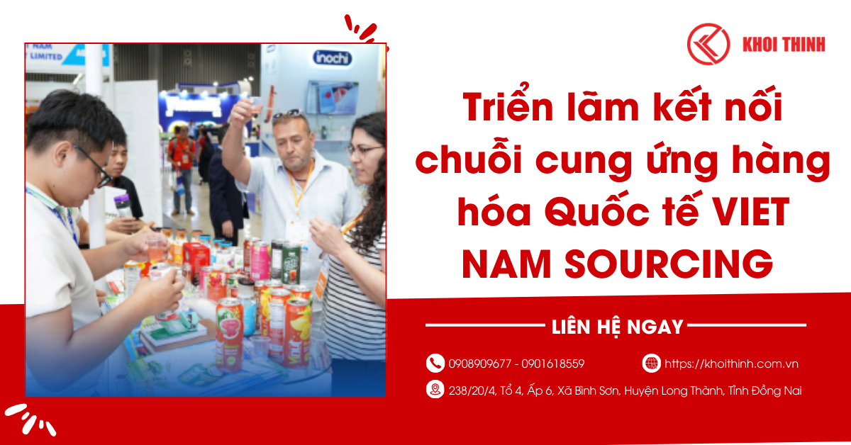 Triển lãm kết nối chuỗi cung ứng hàng hóa Quốc tế VIET NAM SOURCING (04-06/09/2025)