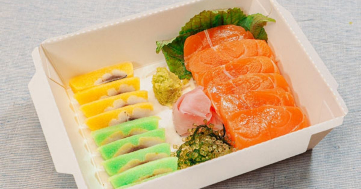 11.4 - Hộp giấy Kraft đựng sushi