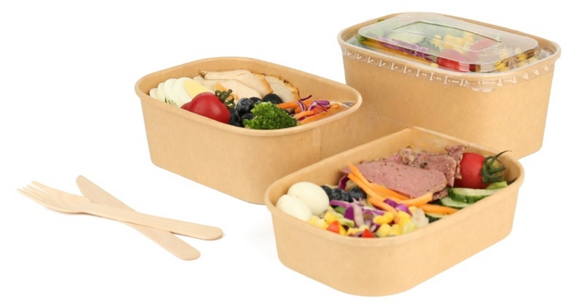 Hộp giấy đựng salad giúp tiết kiệm thời gian và chi phí cho nhà hàng